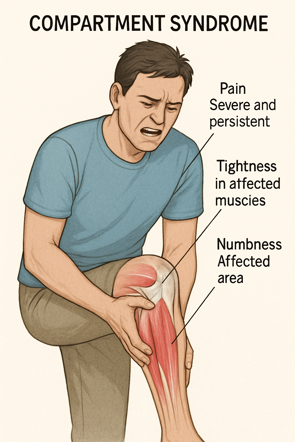 syndrome de loge ou contracture ? symptômes, différences et prise en charge. découvrez l’efficacité des ondes de choc, indications et précautions.