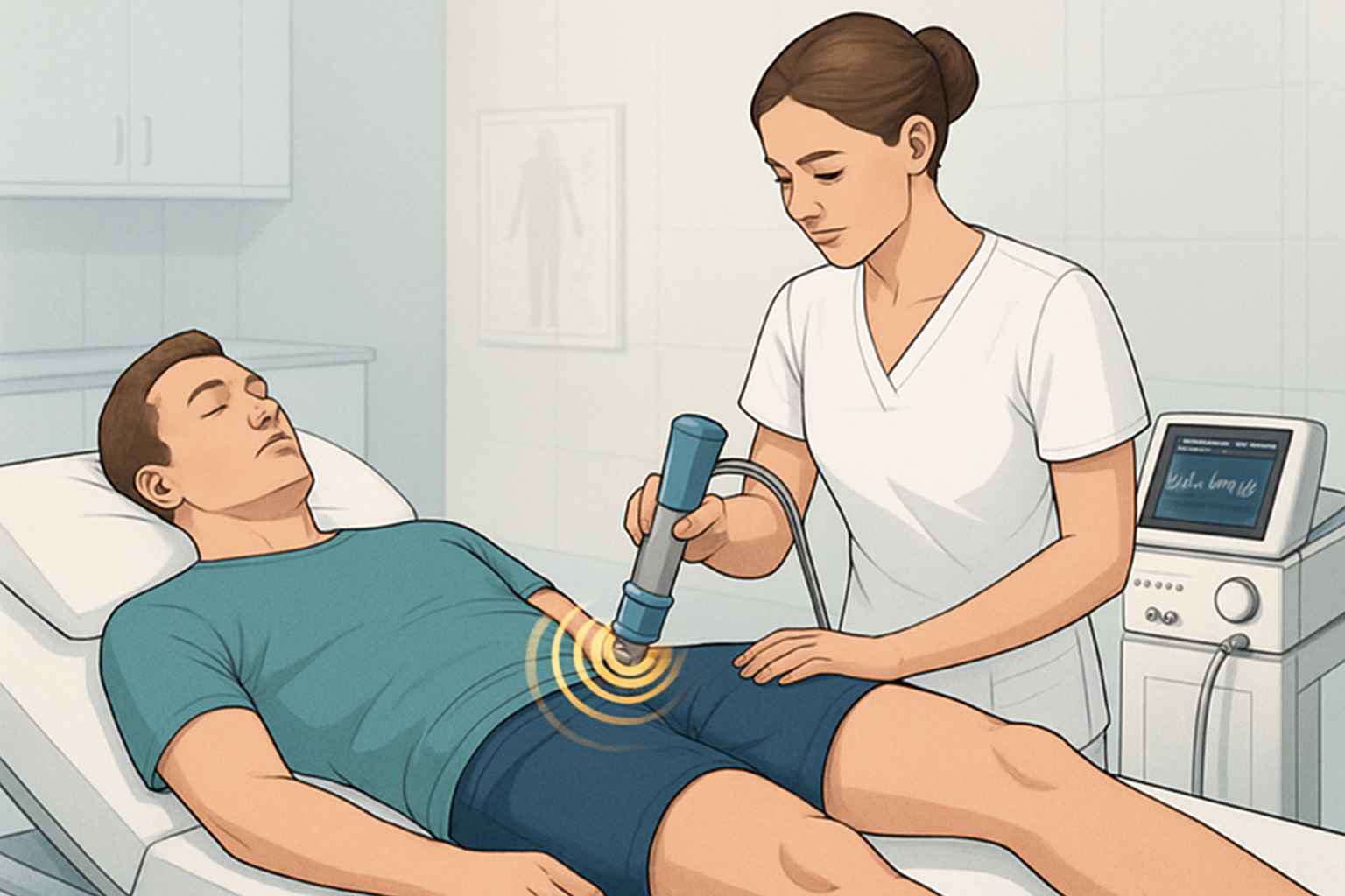 découvrez comment la thérapie par ondes de choc offre une alternative aux traitements classiques: indications, bénéfices et précautions.